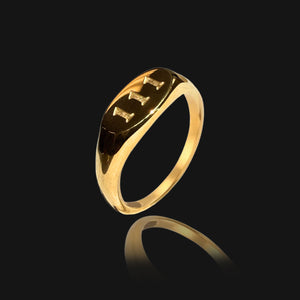 NIKITA 111 angle number ring - angel numbers - meaningful jewellery for women - 111 jewellery - angel number jewellery