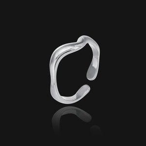 NIKITA stainless steel ring for women - adjustable thumb ring