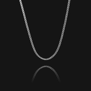 Box chain necklace - silver chain for women - dainty silver necklace