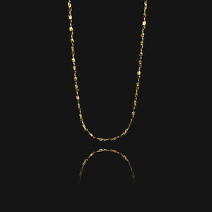 Tinsel chain necklace - gold chain for women - dainty gold necklace