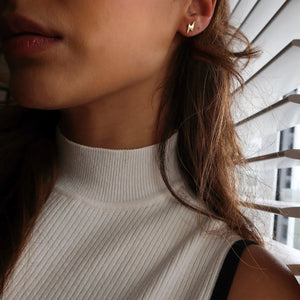 NIKITA lightening bolt stud earrings for women