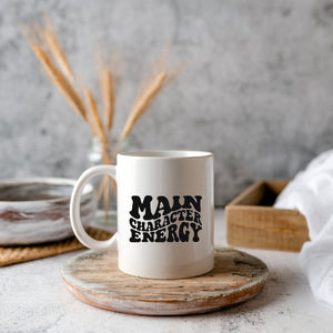 'Main Character Energy' Mug - coffee mug - gift for her - secret santa gift