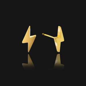 NIKITA lightening bolt stud earrings for women