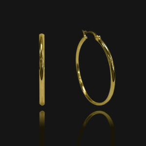 Venice Medium Hoop Earrings Gold NIKITA Jewellery